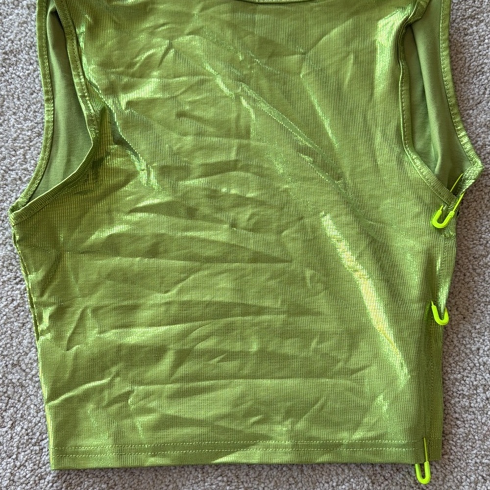 Dua Lipa Costume Sequin Top and Purple Skirt Set Size Small - Picture 6 of 8